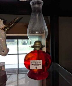 Red Globe Oil lamp