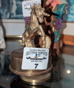 Brass unicorn Music box