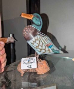 Wood Carved Mallard Duck