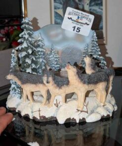 Wolf Pack Candle holder
