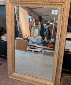 Rectangular Wall Mirror with Ornate frame