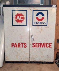 AC Delco Parts and Service Metal Cabinet