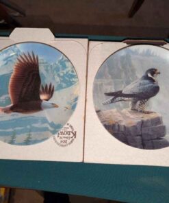 Knowles "The White Gryfalcon" & "The Osprey" Collector plates
