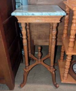 Marble topped Vase/plant stand