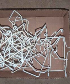 Rubber wire coated plate stands