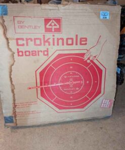Bentley Crokinole/checker board & Game pieces