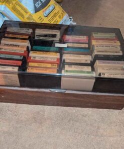 8 track tapes in Case