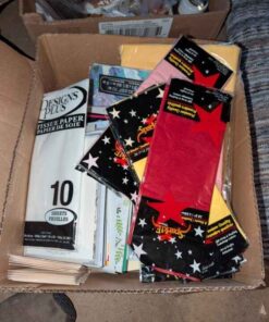 Tissue Paper, greeting cards, etc