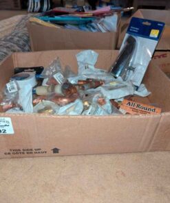 Copper and brass fittings, plumbing flux, etc
