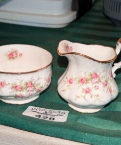 Paragon Victoriana Rose Cream and Sugar Set