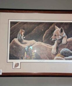 Glenn Olson signed "Two little guys" print