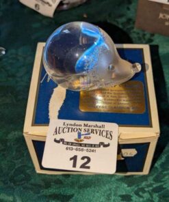 Mats Jonasson Crystal hedgehog Paperweight