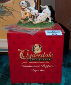 The Clydesdale collection "Dalmatian puppies" figure