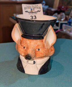 Distinguished fox character mug
