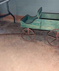 Decorative wooden cart