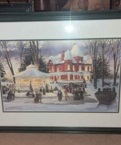 Walter Campbell "Fantasy on Ice" framed print