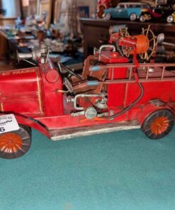 Vintage Style Firetruck Accent