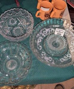 Crystal Serving bowls