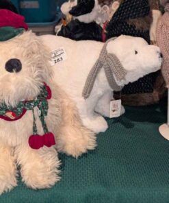 Plush Polar bear and dog