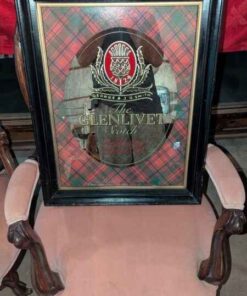 The Glenlivet Scotch bar mirror