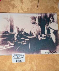 Vintage style print on canvas