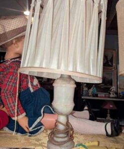 Marble base table lamp