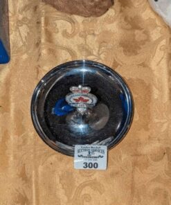 Royal Canadian Chrome Ashtray or Candy Dish