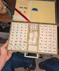 Vintage Chinese Domino game set