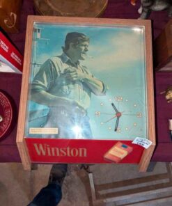 Winston Cigarettes Vintage Advertising Wall Clock