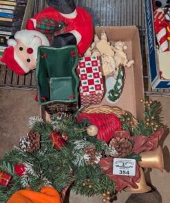 Christmas Decorations box lot