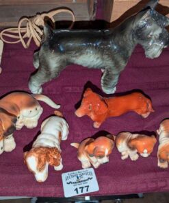 Assorted Porcelain Dog Figures