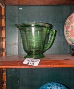 Vintage Green Glass measure cup