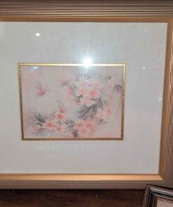 Floral and butterfly print