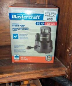 Mastercraft Submersible utility pump 1/5HP