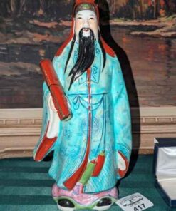 Statue of the Chinese god of happiness and good fortune; Fu