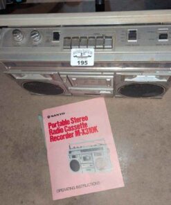 Vintage Sanyo Portable Stereo