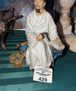 Statue of Shiwan Mudman seated scholar