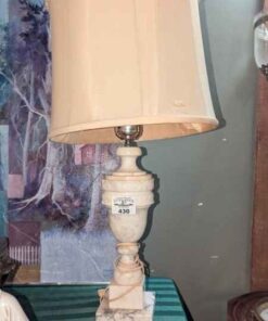 Marble based table lamp
