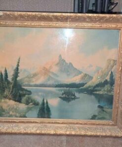 Vintage landscape artwork