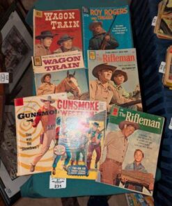 Wagon Train, The Rifleman, Gunsmoke & Assorted Comic books