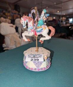Carousel horse music box