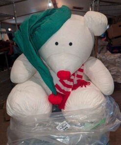 Plush Bear with Green Toque
