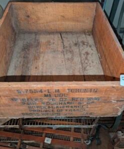 Bordeaux Wooden Wine Crate