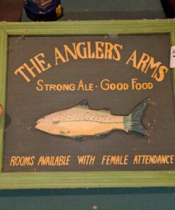 "The Anglers Arms" Wall Sign