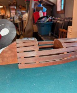 Wooden Goose plant holder