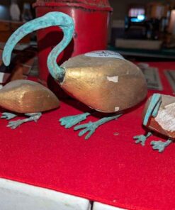 Trio of Rock bird statues