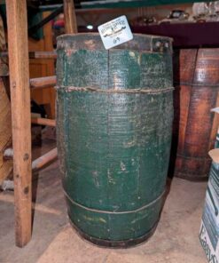 Small wooden barrel