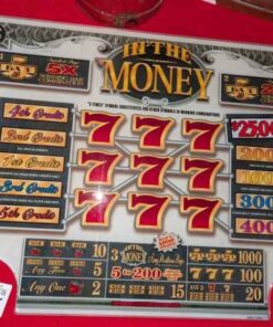 Casino glass face plate