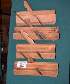 Four Antique Wood planes