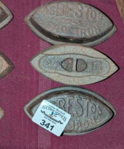Asbestos and unmarked Sad irons